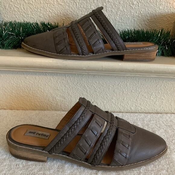 NOT RATED Monty Mule Faux Leather Slip On Pointed Toe Women’s Size 8.5 - Picture 7 of 11